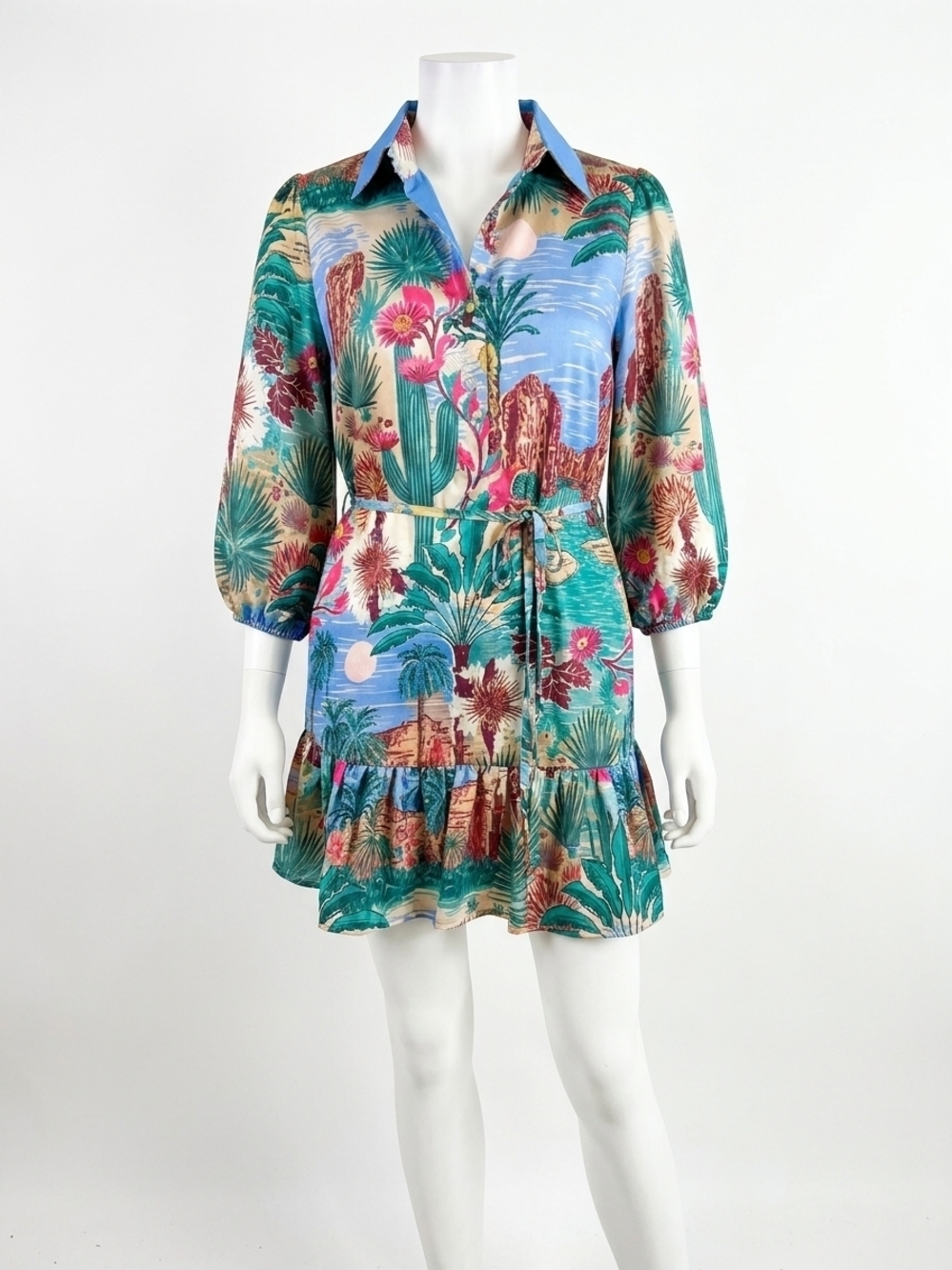 NEW ALDEN ADAIR presley mini dress in palm springs